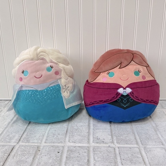 Disney Other - Lot of 2 10” Elsa And Anna Squishmallows